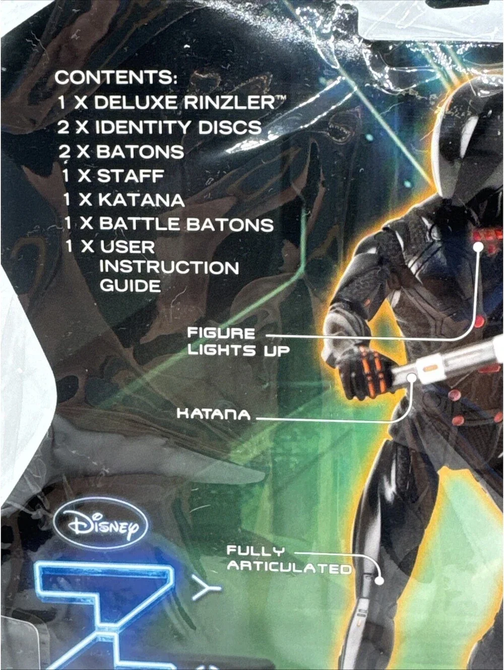 Disney Tron Legacy Deluxe Spin Master Figure Rinzler Guard Series 1 Sealed 2010